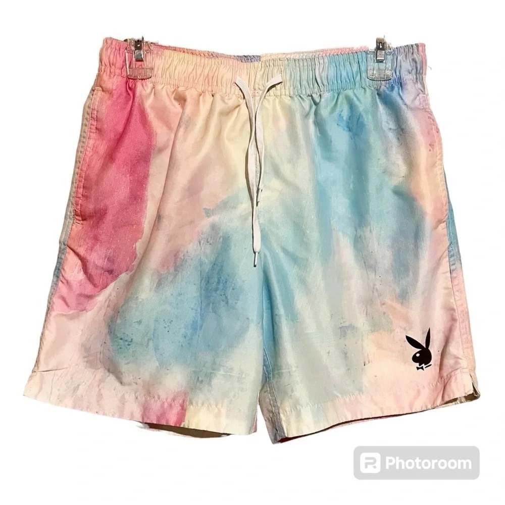Playboy By PacSun Swim Trunks Board Shorts Men’s Size Small S Tie Dye